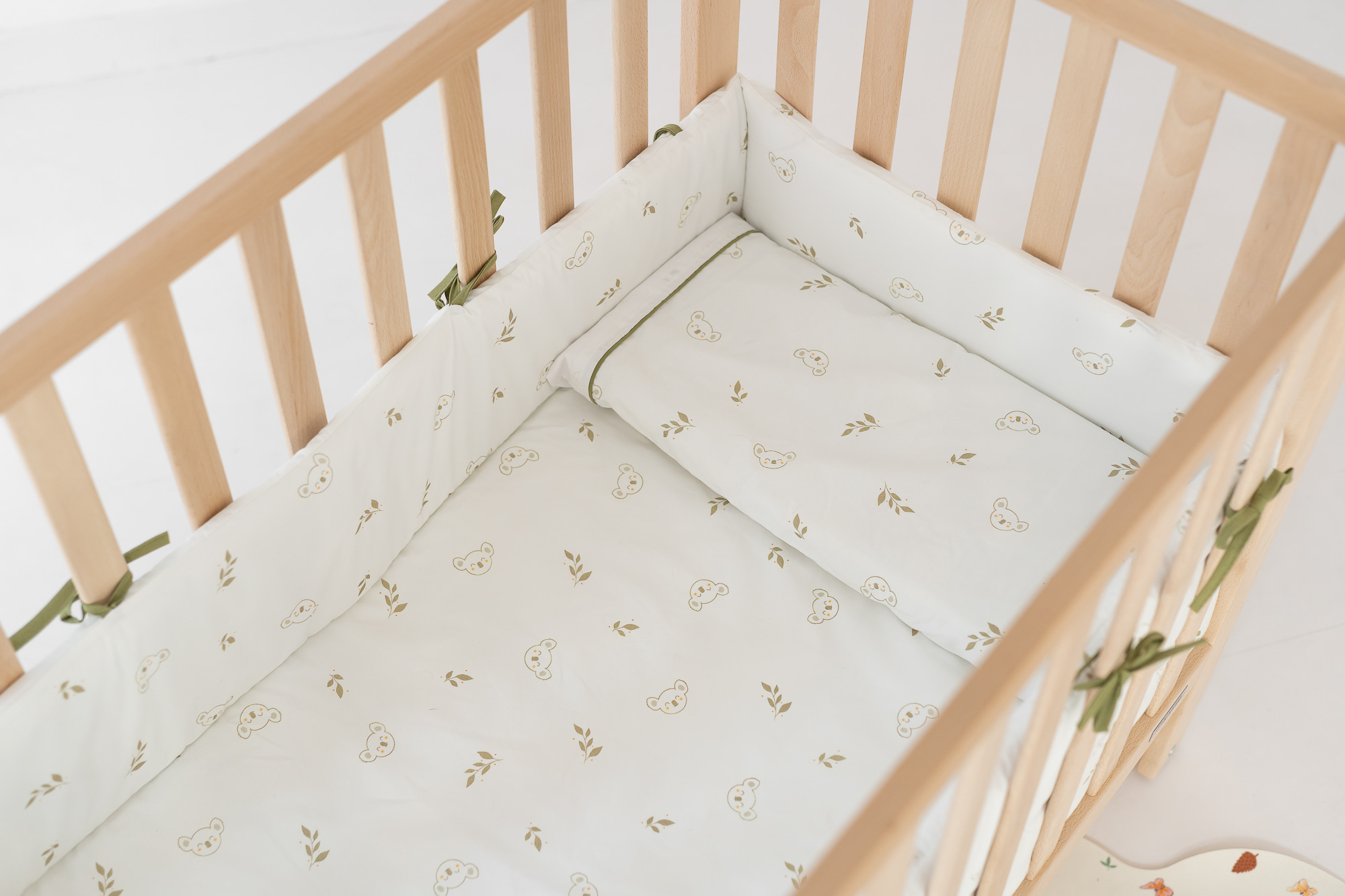 Set piumone+paracolpi lettino 120x60 New Green Life - immagine 2