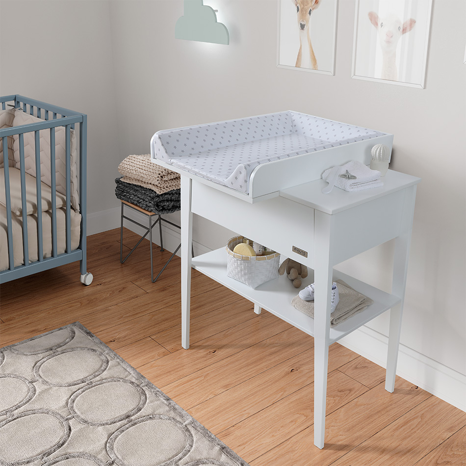 Scandinavian best sale changing table